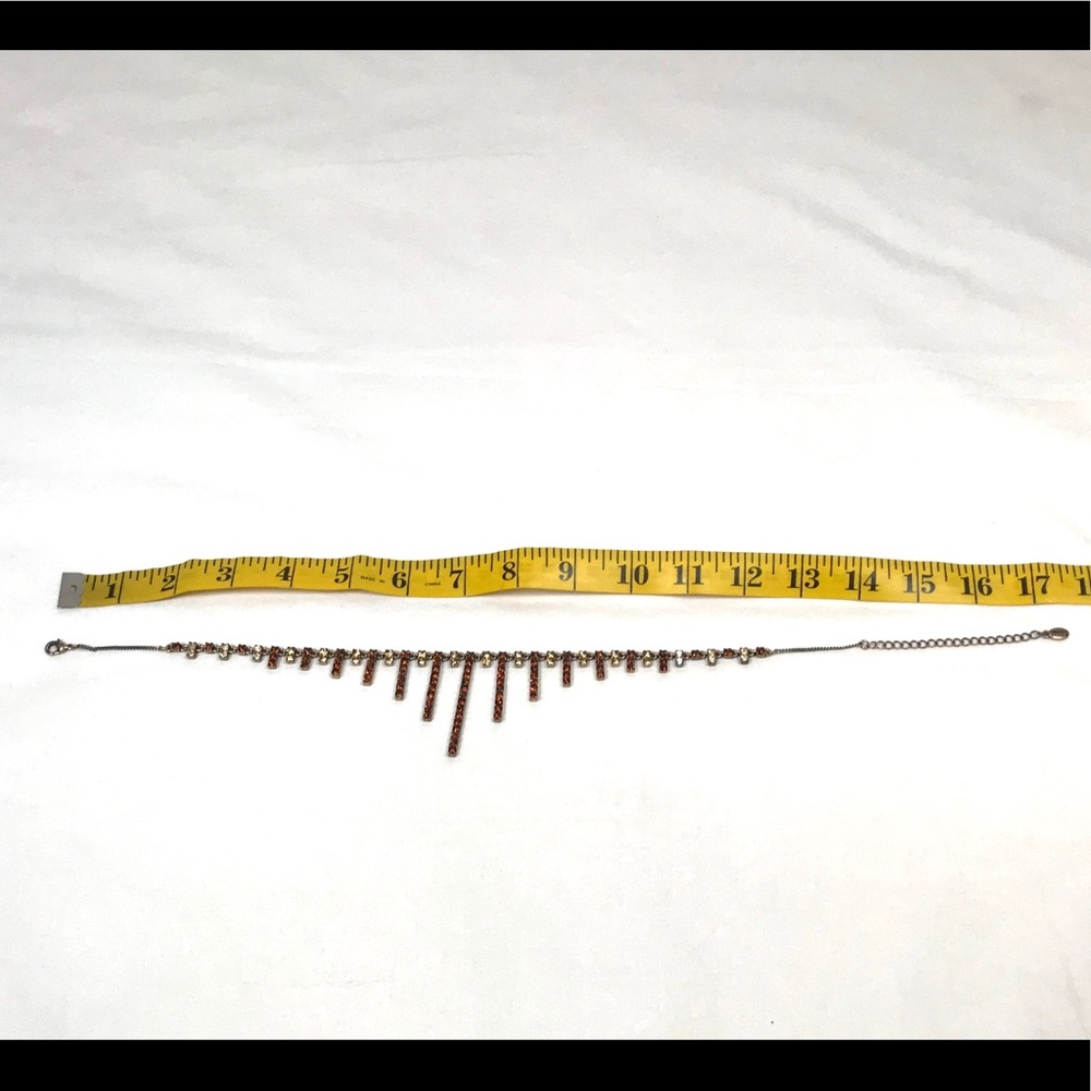 VTG Pilgrim Danish Design Stone Collar Necklace - Picture 6 of 7